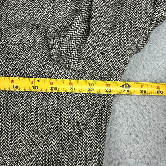 Vintage Burberrys Wool Tweed Blazer Sport Coat Men’s Gray Jacket 44R Old Money - Picture 4 of 15